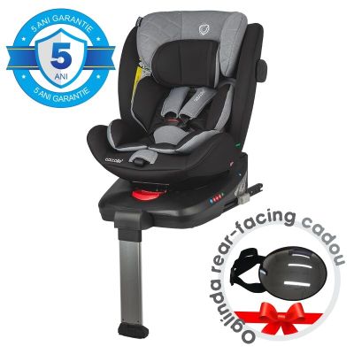 Scaun auto isize 40-150 cm c vigo diamond black+coccolle oglinda auto rear-facing smb3240856643200000460