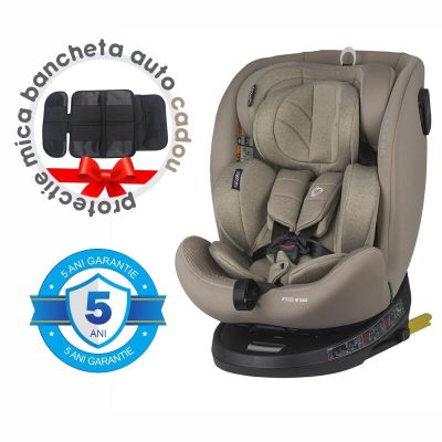 Scaun auto isize 40-150 cm coccolle nova sand beige+coccolle protectie bancheta auto mica smb324085044320000760