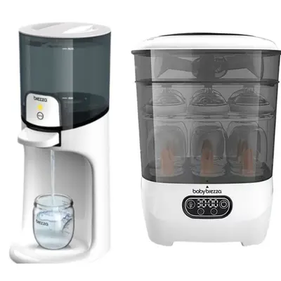 PACHET BEBE START 19 BabyBrezza - Sterilizator Super One Step +  Incalzitor Apa BabyBrezza