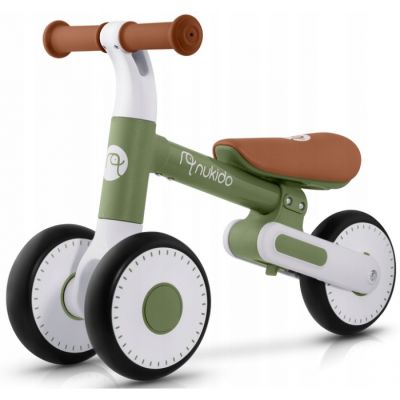 Bicicleta fara pedale pentru copii, 51 x 18.5 x 36 cm, roti eva, nukido nk-603 - verde edeedi760305