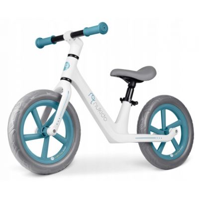Bicicleta fara pedale pentru copii, 87 x 39 x 54 cm, roti eva, light flee nukido nk-604 - albastru - alb edeedi760400