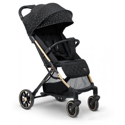 Carucior sport pentru copii, 78 x 33 x 104 cm, nukido paseo 716001 - negru cu auriu edeedi716001