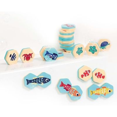 LUDI Set jucarii baie pentru stimularea memoriei DNBLUD40081