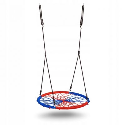 Leagan tip cuib pentru copii xxl, 95 cm, 150 kg, neo-sport 1070, rosu albastru edeedi1070