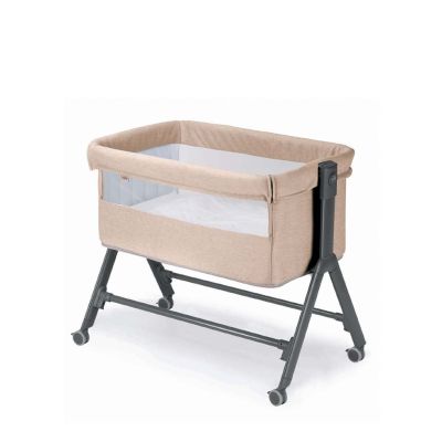 Patut, Sempreconte Joy, Co-sleeper Si Tarc 2 In 1, Cu Laterala Culisanta, Cu Setare Unghiulara, Cu Roti, Geanta Voiaj, Reglabil In 8 Pozitii Pe Inaltime, 0-15 Kg, Bej Pjbart921-t167