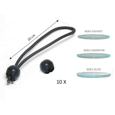Set elastice prindere  protectie arcuri trambulina (10 buc)
