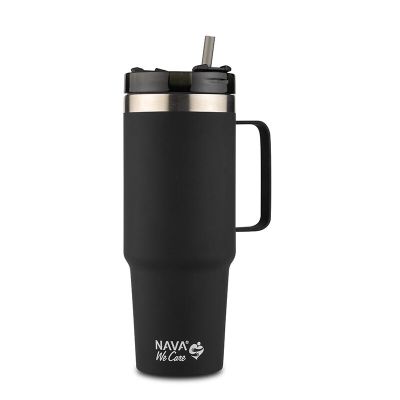 Cana termoizolanta calatorii nava 900 ml negru smb10-016-107