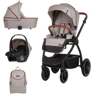 Carucior chipolino prestige 3 in 1 tiramisu hubkkprs02503tr