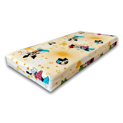 Set complet 7 piese Saltea Smartnest 140x70x12 cm, Lenjerie Unicorn 2-8 ani, Protectie Impermeabila, Pilota, Perna - ASC4133