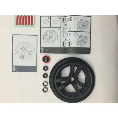 Roata neagra9x2 Buzzy Fiat 500