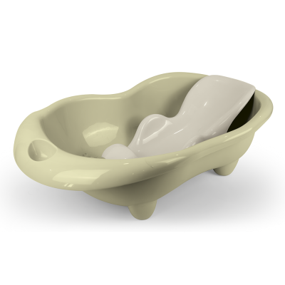 Cadita cu suport anatomic hippo - verde eco