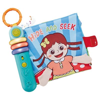 Carte senzoriala pentru copii chipolino cu lumini si melodii hide and seek hubdig02406202