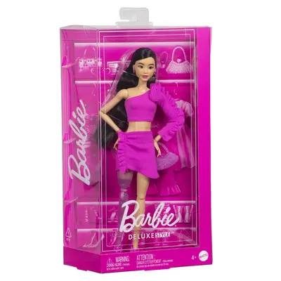BARBIE DELUXE STYLE PAPUSA BARBIE BRUNETA CU PICIOR PROTETIC VIVMTHYV26