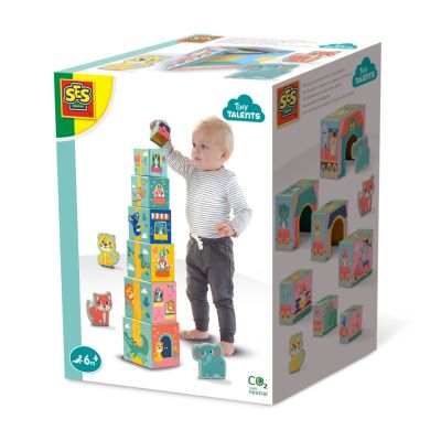 Jucarie de stivuit - turn cu figurine animale sa13142