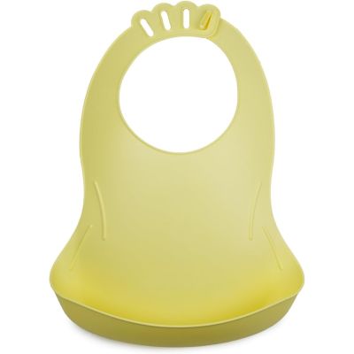 THERMOBABY Baveta pentru bebelusi cu sistem colector al hranei CITRON DNBTHE158007