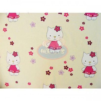 Lenjerie patut hubners kitty floricele 5 piese crem hublenhkf5c