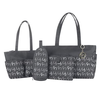 Set geanta multifunctionala Nicole Asphalt Clevamama SUPclvm_DU-7602