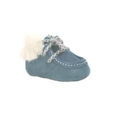 Mocasini cu blanita BabyFox Bleumarin - FOX123654-1