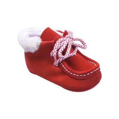 Mocasini cu blanita BabyFox Rosu - FOX123654-2