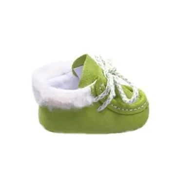 Mocasini cu blanita BabyFox Verde - FOX123654