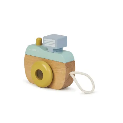 Camera Foto Cu Caleidoscop, Lemn, Mint Pjb33431