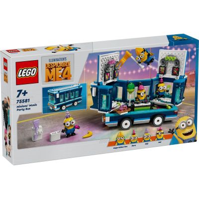 LEGO DESPICABLE ME4 AUTOBUZUL DE PETRECERE AL MINIONILOR 75581 VIVLEGO75581
