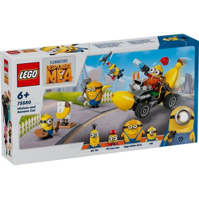 LEGO DESPICABLE ME4 MINIONII SI MASINA BANANA 75580 VIVLEGO75580
