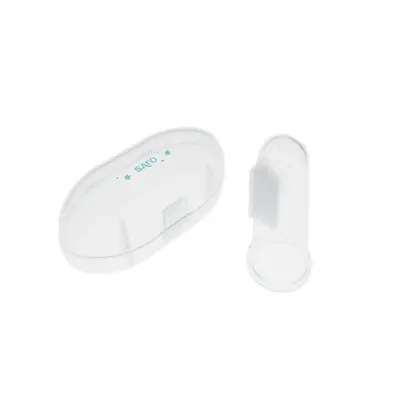 Periuta De Dinti Din Silicon Pentru Folosire Pe Deget, Include Carcasa Pjb923