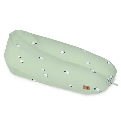 Perna Pentru Gravide Si Alaptare, Husa Detasabila Din Bumbac 100%, 190 Cm, Funny Farm Pjb28ff51-038