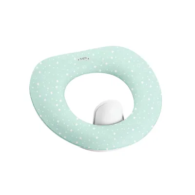 Reductor Toaleta Copii, Antiderapant, Colac Integrat Moale Si Accesoriu Anti Stropire, Mint Pjb10101