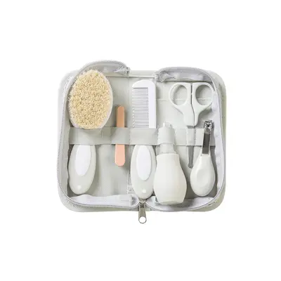 Trusa Portabila De Ingrijire A Bebelusilor Saro Baby, Pentru Siguranta Si Igiena Bebelusului, Cu Toate Necesare, 0 Luni+, Grey Pjb39458