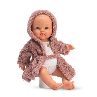 Bebelus alex cu halat roz 36cm as0527660