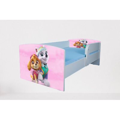 Pat Paw Patrol Pink Pentru Fete 2-12 Ani Cu Sertar Si Saltea Cu Lana- PTV4720SRTSFN