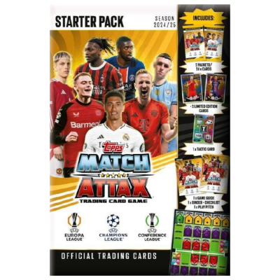 Set cartonase starter pack - topps match attax 24/25