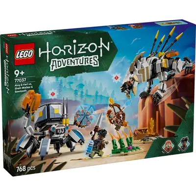 LEGO HORIZON ADVENTURES ALOY SI VARL VS SHELL WALKER SI SAWTOOTH 77037 VIVLEGO77037