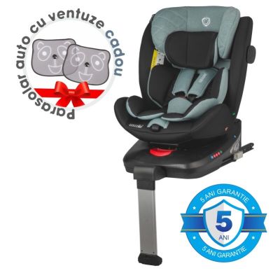 Scaun auto isize 40-150 cm coccolle vigo emerald green+coccolle parasolar auto cu ventuze smb324085680c im-06q