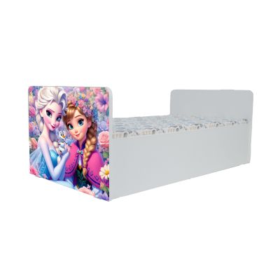 Pat Copii Inspiratie Frozen  2-8 Ani Cu Saltea - PTV10053