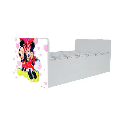 Pat Pentru Copii 2-8 Ani Inspiratie Mickey si Minnie, Varianta Fara Saltea - PTV10050