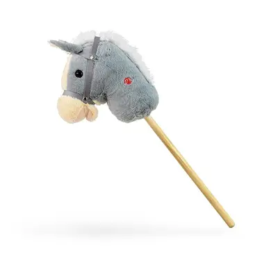 Calut de jucarie cu miscare si sunete, Hobby Horse, Grey, Milly Mally EKDmm7355