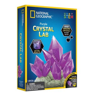National Geographic - Kit Creativ Laborator De Crestere Cristale Violet ARTNG29684