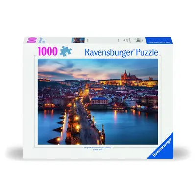 Ravensburger - Puzzle Praga noaptea 1000 piese design nou ARTRVSPA00674