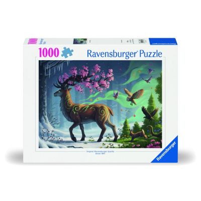 Ravensburger - Puzzle cerb in padure 1000 piese design nou ARTRVSPA00616