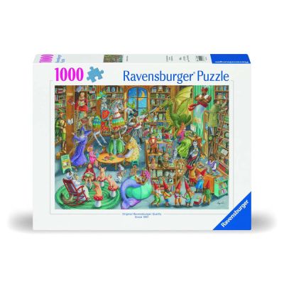 Ravensburger - Puzzle noaptea in librarie 1000 piese design nou ARTRVSPA00489