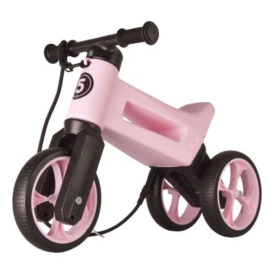 Bicicleta fara pedale Funny Wheels Rider SuperSport 2 in 1 Pastel Pink PMICFWR-SS-PPINK