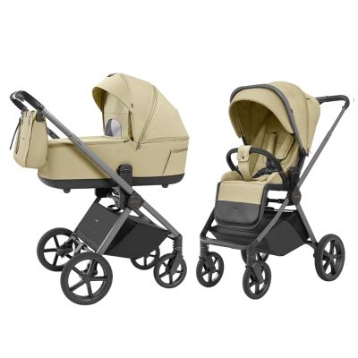 Carucior 2 in 1, reversibil, protectie UV SPF 50, 2 in 1 Carrello Ultra 2025 Soft Beige PMICCRL-6527-SFBEIGE