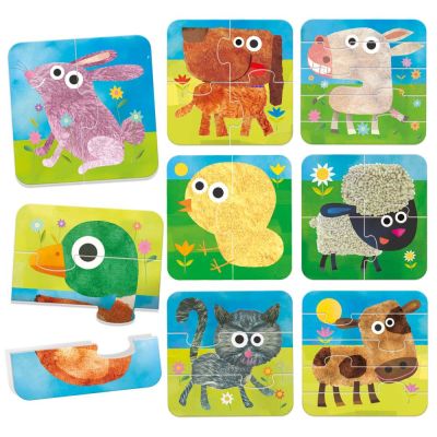 Headu - 8 puzzleuri progresive animale de la ferma ARTHE55515