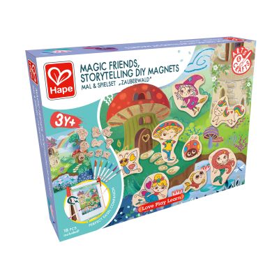 Kit de creat magneti tematica Fantasy pentru copii - 17 piese