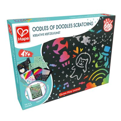 Kit de creat tablouri prin razuire pentru copii - 26 piese