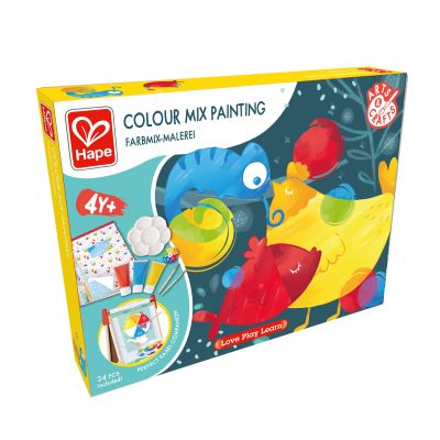 Kit pictura cu mix de culori pentru copii - 16 piese