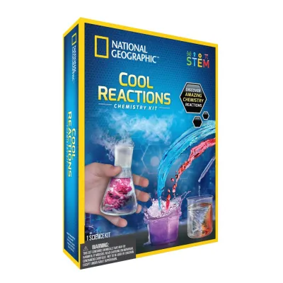 National Geographic - Kit creativ reactii chimice fascinante ARTNG22572